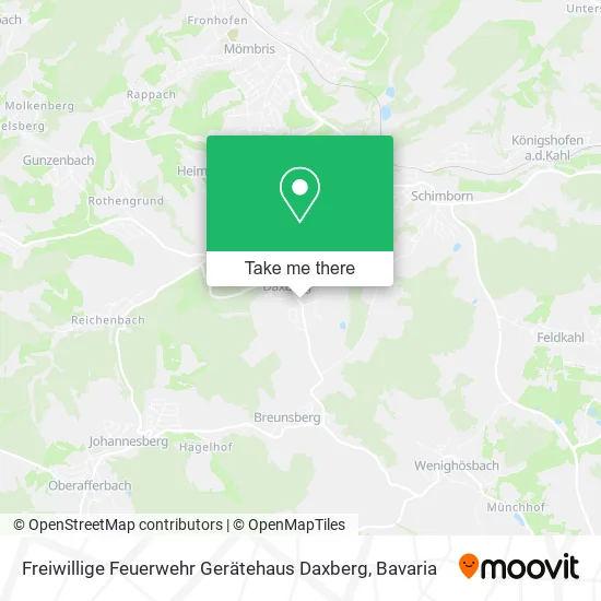 Карта Freiwillige Feuerwehr Gerätehaus Daxberg