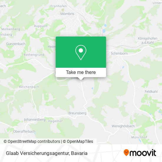 Glaab Versicherungsagentur map