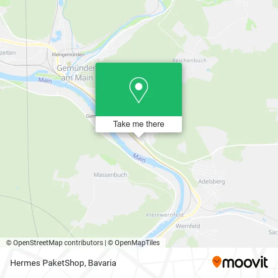 Карта Hermes PaketShop