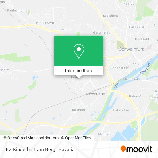 Карта Ev. Kinderhort am Bergl