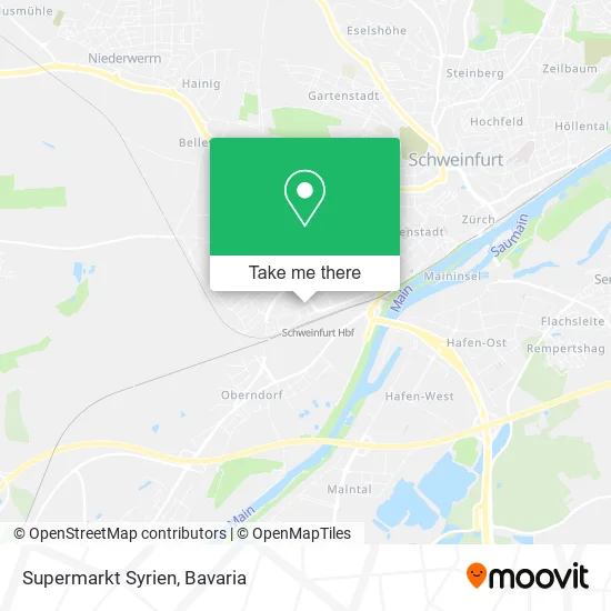 Карта Supermarkt Syrien