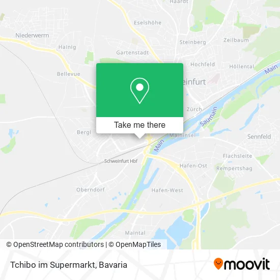 Карта Tchibo im Supermarkt