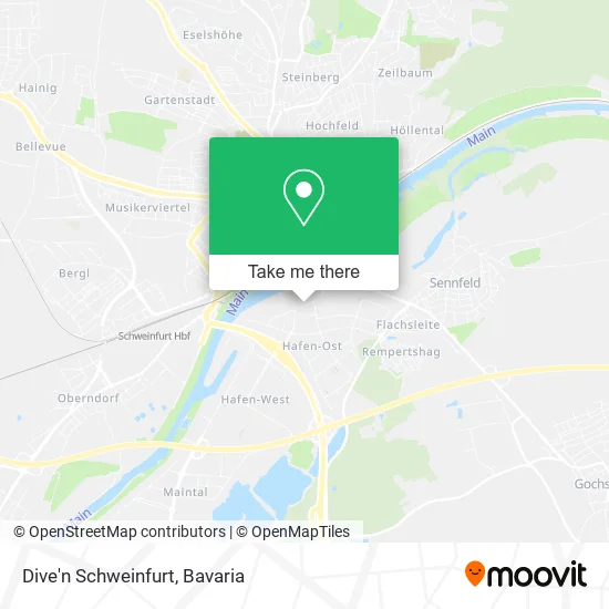 Карта Dive'n Schweinfurt