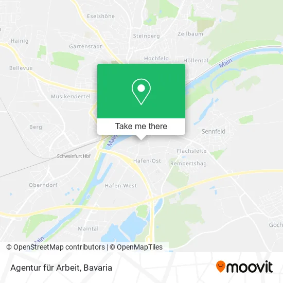 Карта Agentur für Arbeit