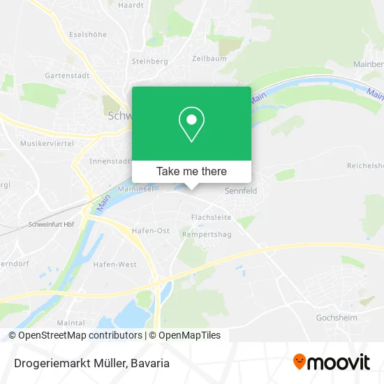 Карта Drogeriemarkt Müller