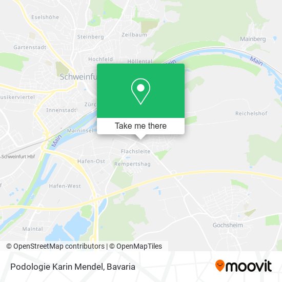 Podologie Karin Mendel map