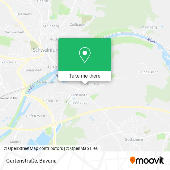 Карта Gartenstraße