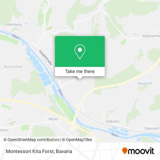 Montessori Kita Forst map