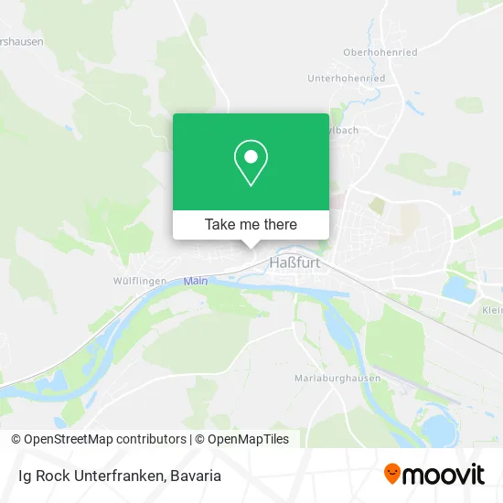 Карта Ig Rock Unterfranken