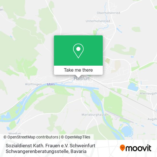 Карта Sozialdienst Kath. Frauen e.V. Schweinfurt Schwangerenberatungsstelle