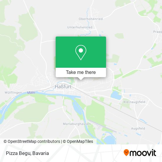 Pizza Begu map