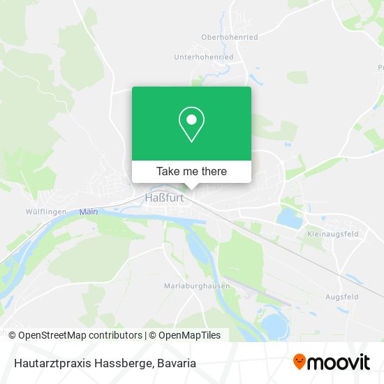 Hautarztpraxis Hassberge map