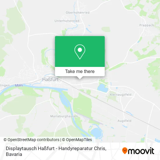 Карта Displaytausch Haßfurt - Handyreparatur Chris