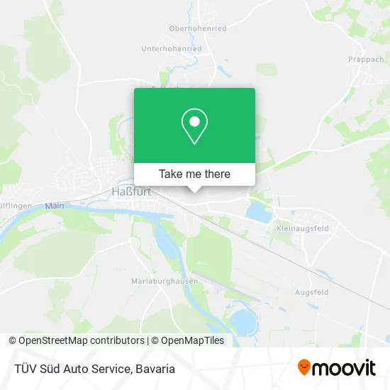 Карта TÜV Süd Auto Service