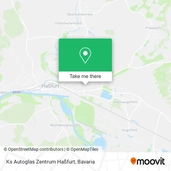 Карта Ks Autoglas Zentrum Haßfurt