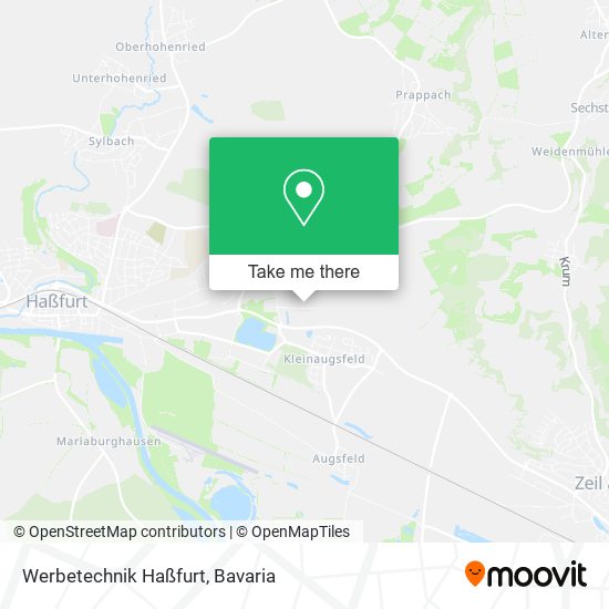 Werbetechnik Haßfurt map