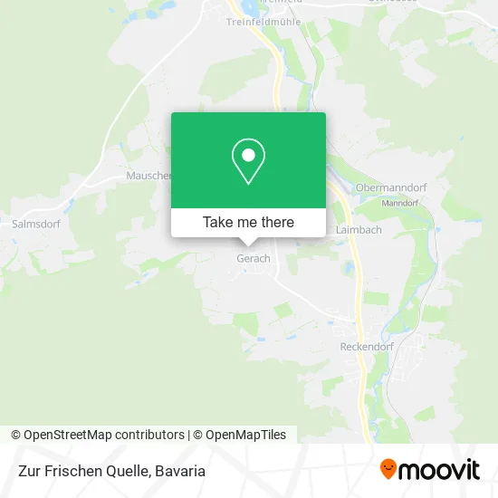 Карта Zur Frischen Quelle