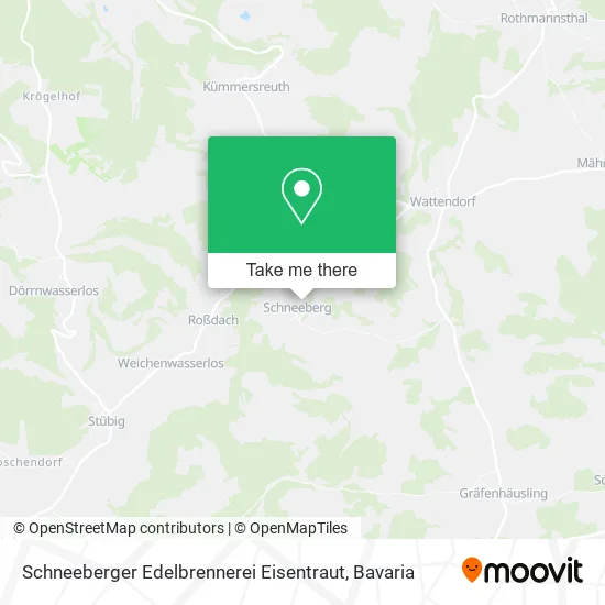 Карта Schneeberger Edelbrennerei Eisentraut