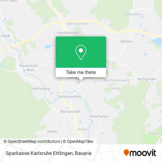 Sparkasse Karlsruhe Ettlingen map