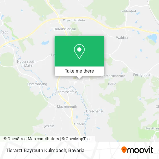 Карта Tierarzt Bayreuth Kulmbach