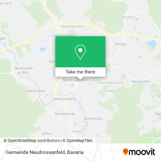 Gemeinde Neudrossenfeld map