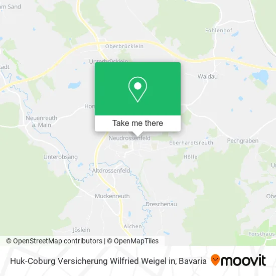 Карта Huk-Coburg Versicherung Wilfried Weigel in