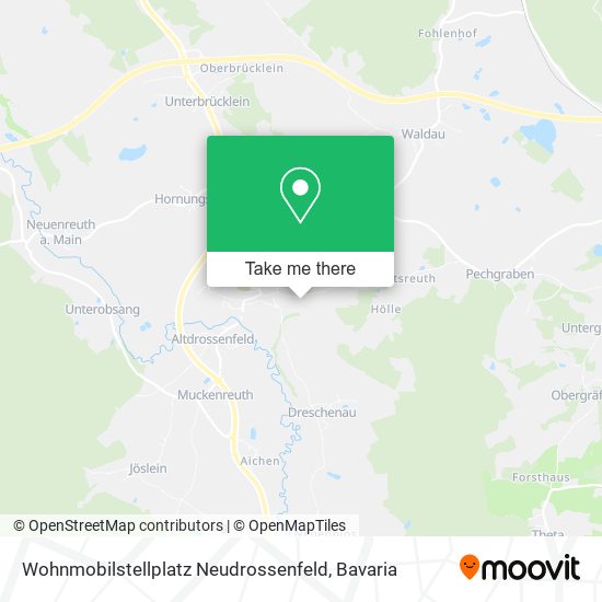 Wohnmobilstellplatz Neudrossenfeld map