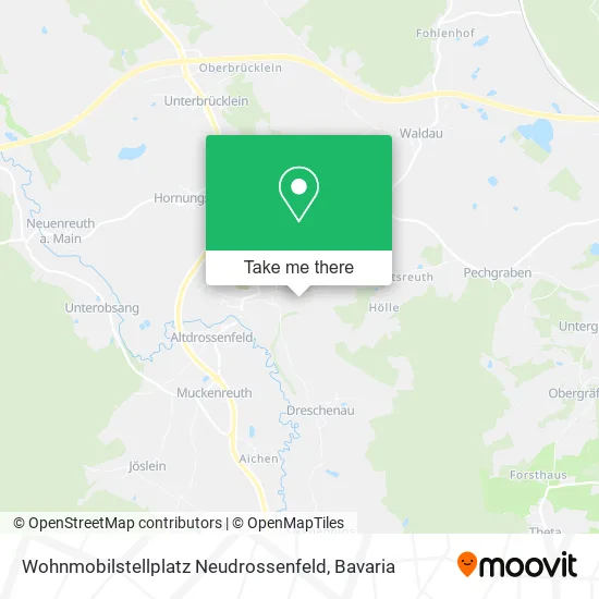Карта Wohnmobilstellplatz Neudrossenfeld