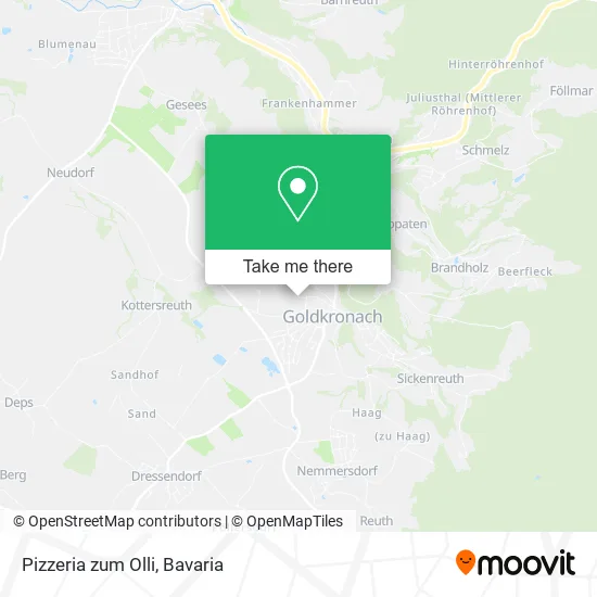 Карта Pizzeria zum Olli