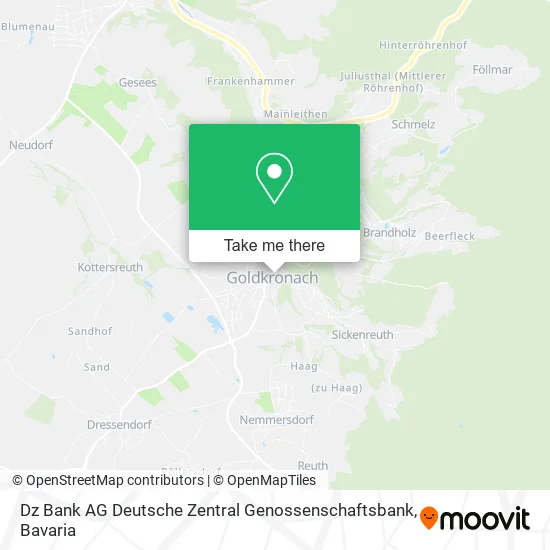 Карта Dz Bank AG Deutsche Zentral Genossenschaftsbank
