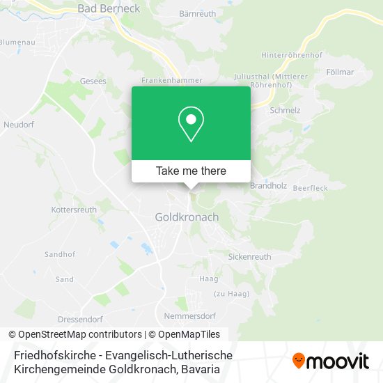 Friedhofskirche - Evangelisch-Lutherische Kirchengemeinde Goldkronach map