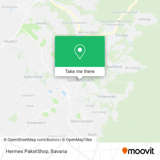 Карта Hermes PaketShop
