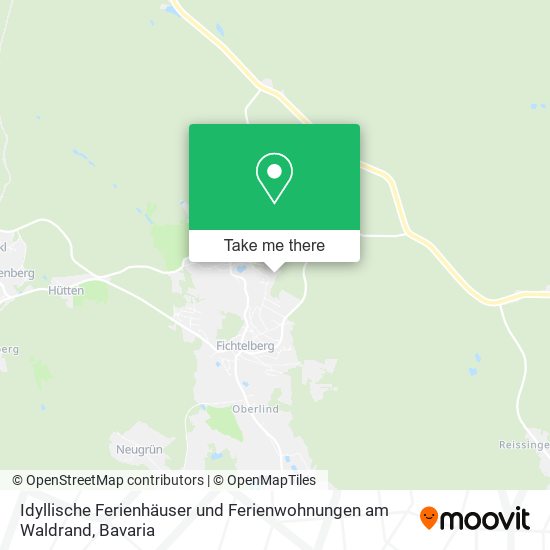 Карта Idyllische Ferienhäuser und Ferienwohnungen am Waldrand