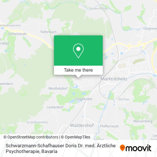 Schwarzmann-Schafhauser Doris Dr. med. Ärztliche Psychotherapie map