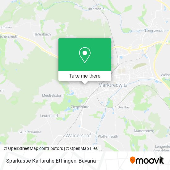Sparkasse Karlsruhe Ettlingen map