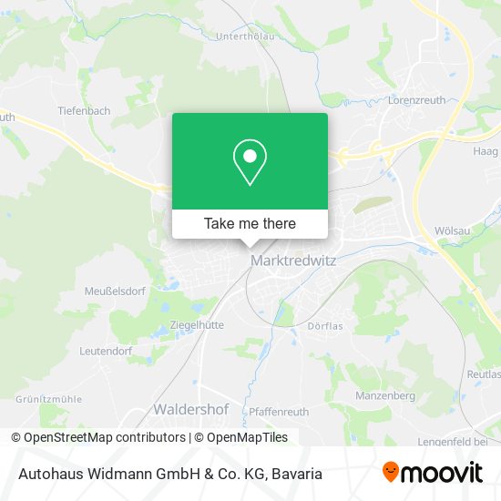 Autohaus Widmann GmbH & Co. KG map