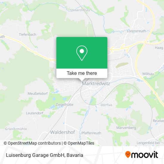 Luisenburg Garage GmbH map