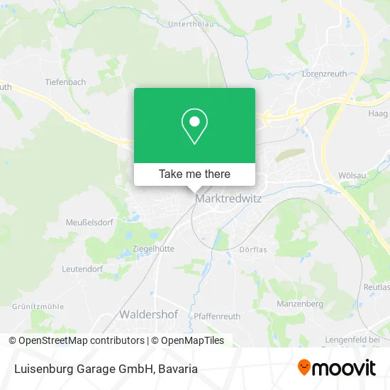 Карта Luisenburg Garage GmbH