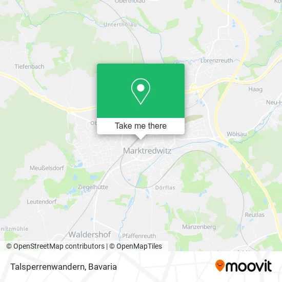 Карта Talsperrenwandern