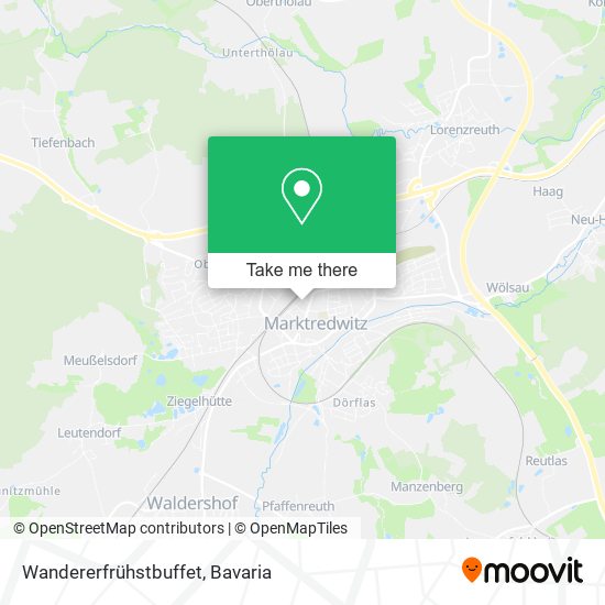 Wandererfrühstbuffet map