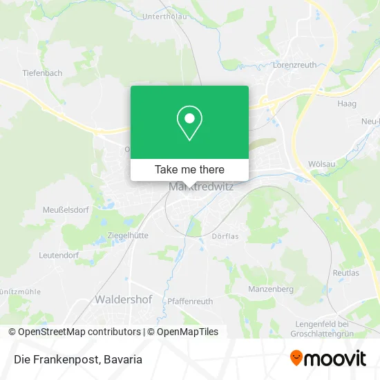 Карта Die Frankenpost