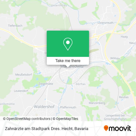 Zahnärzte am Stadtpark Dres. Hecht map