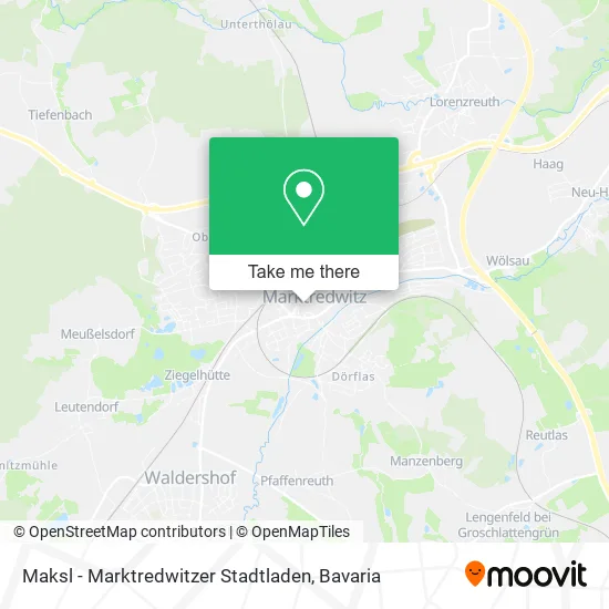 Карта Maksl - Marktredwitzer Stadtladen