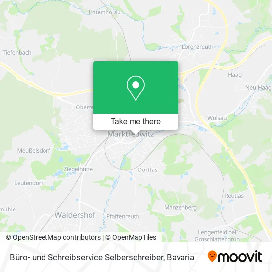 Карта Büro- und Schreibservice Selberschreiber