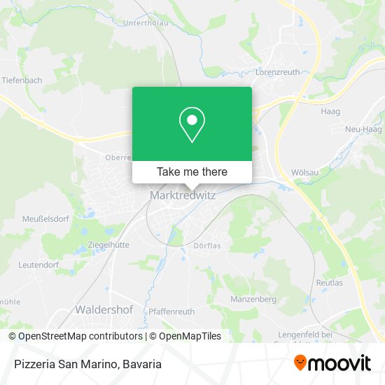 Pizzeria San Marino map