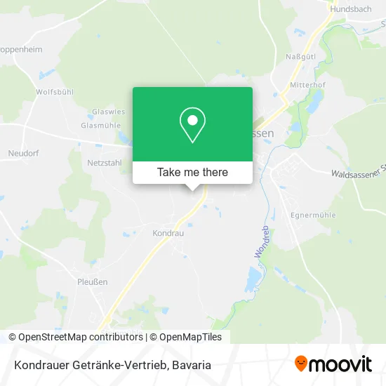 Карта Kondrauer Getränke-Vertrieb