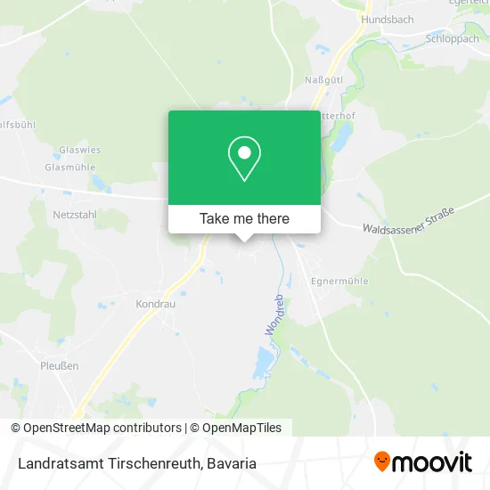 Карта Landratsamt Tirschenreuth
