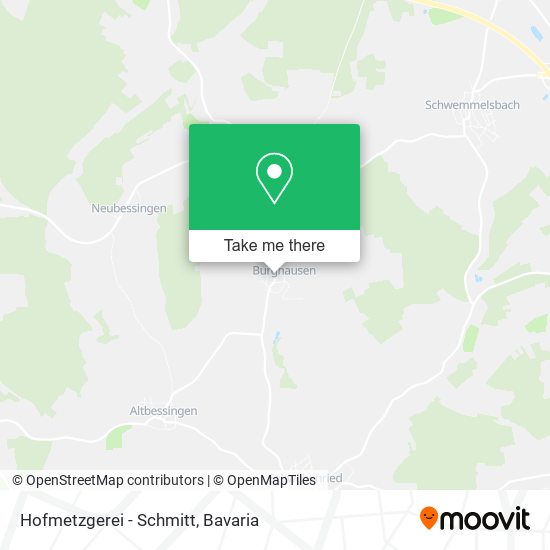 Hofmetzgerei - Schmitt map