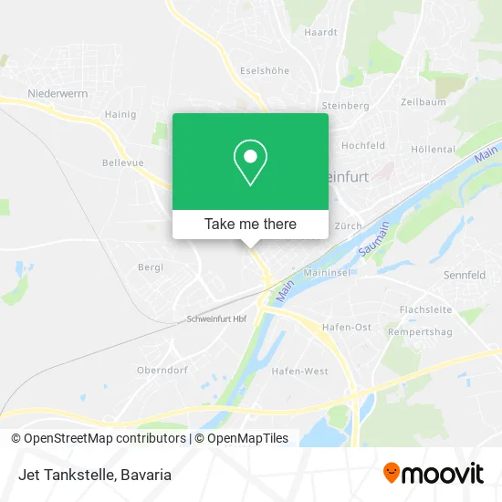 Карта Jet Tankstelle