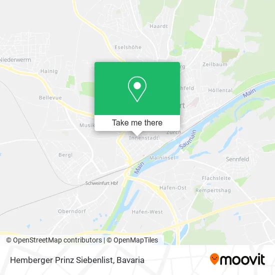 Карта Hemberger Prinz Siebenlist